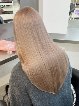 ラック 表参道(LUCK) ミルクティーベージュ/ケアブリーチ/ブリーチ/表参道/原宿