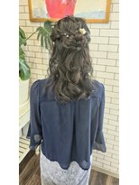 リール(THE RIRE.)&nbsp;＊THERIRE. 結婚式お呼ばれ×ハーフアップアレンジ＊