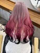 エイトデイズ 三宮駅前店(EIGHT days) ピンクカラー 裾カラー