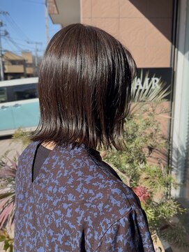 リシェール 北越谷店(RICHAIR) ピンクベージュ/アンブレラカラー/クールショート/前髪/北越谷