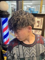 ヒロギンザ 難波店(HIRO GINZA) ツイストスパイラルパーマ×マッシュ