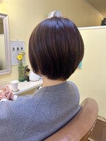 ヘアーデザイン モモ(Hair Design MoMO)&nbsp;手ぐしでまとまるお手入れ簡単ショートボブ
