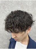 メンズ王道ナチュラル波巻きパーマ
