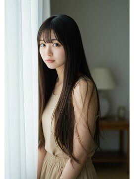 フュージョンファイブ(FUSION5) レイヤーロングベージュ20代30代40代くびれエクステ韓国ヘア