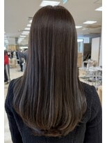 ケンジ 平塚ラスカ店(KENJE) ブラウンベージュ/ブラウンカラー/顔まわりカット/平塚