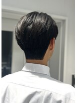 プリアバイポプルス 渋谷(pria by popls) センターパートダウンパーマ