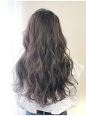 ビターグレージュ×シールエクステロング