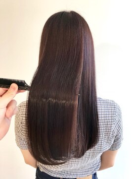 ポロン(polon) ☆【髪質改善】魅惑の艶髪♪チェリーピンクブラウン☆表参道