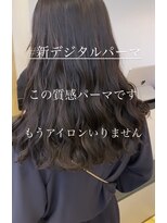 アピッシュ アオヤマ(apish AOYAMA) コテ巻き風パーマ