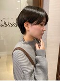 30代40代ショート白髪染めグレイカラーボブ艶栄名駅伏見丸の内