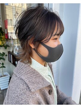 グリッター(Gritter) ウルフカット×すそカラー