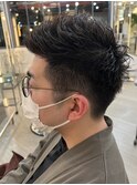 アップバングショート