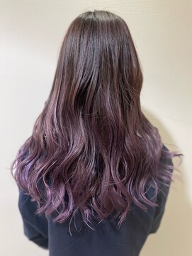 フィックスヘアー 梅田店(FIX-hair) ラベンダーグラデーション