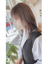 ヘアープレイス ピリオドアック(Hair Place .Acc) ミルクティー×色素薄い系