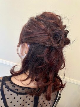 アプリティア 【お花アレンジ×ハーフアップ】 別府/大分