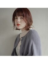 リタ(rita.) レイヤーボブ×ローズピンクカラー