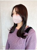 ショコラアッシュ×韓国風前髪【韓国ヘア/新宿/髪質改善】