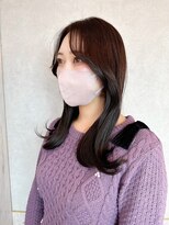 ルームバイシー 新宿(Loom. by Sea)&nbsp;ショコラアッシュ×韓国風前髪【韓国ヘア/新宿/髪質改善】