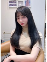 ルームバイシー 新宿(Loom. by Sea)&nbsp;【Loom.林】韓国風前髪×ブルーブラック