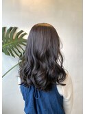 レイヤーカット・艶グレージュ