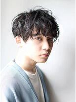 アントワープトーキョー(antwerp TOKYO)&nbsp;波巻きツイストスパイラルパーマメンズパーマ白髪染めハイライト