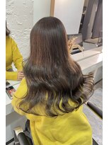 ブレンド 渋谷(BLend)&nbsp;ハイライトカラーマチルダボブインナーグレージュ前髪