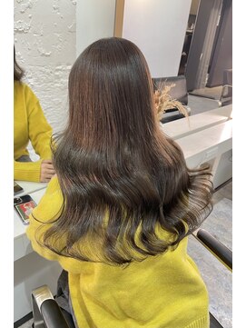 ブレンド 渋谷(BLend) ハイライトカラーマチルダボブインナーグレージュ前髪