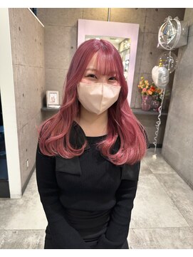 ノエ 心斎橋(Noe) 切りっぱなしボブ/エアリーロング/美髪/ピンクブラウン/心斎橋