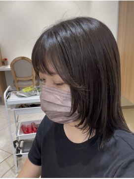 シュヴー 浦安店(CHEVEUX) レイヤーカット＋酸性ストレート
