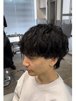 ノイセル 西本町(Noisyle)&nbsp;大流行☆大人シャドウパーマショートウルフメンズマッシュ