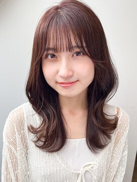 スタートウキョウ 渋谷(STAR TOKYO) 韓国風エギョモリくびれ外ハネミディ大人可愛い小顔前髪20代30代