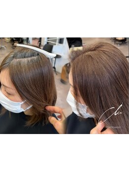 【白髪ぼかし/脱白髪染め】大人女性をより美しく〈ショートヘア/ショートボブ/白髪ぼかし/札幌駅/大通駅〉