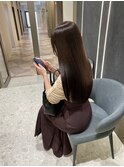 【美髪矯正で乾かすだけで艶髪】服とバランスが良い艶髪ロングに