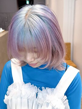 シオン(shion) メルティカラーマロンベージュ似合わせカット_ba463701