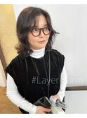 コテ巻き風パーマ/くせ毛風パーマ/レイヤーパーマ