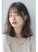ミディアム/シースルー/レイヤー/【lana hair新宿】