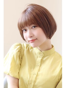 アイ(I.) 【 Ｉ. 】30代からのナチュラル前下がりショートボブ　川口