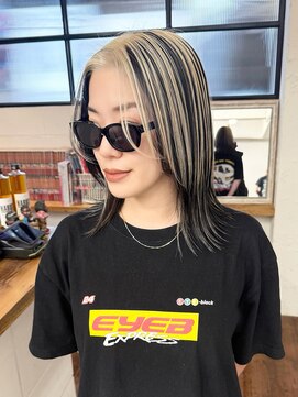 ヘアサロン エフ 渋谷(F) #デザインカラー#レイヤーカット#ウルフカット