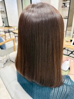 タルテヘア 日吉(talute hair)&nbsp;メテオカラーで艶のあるボブ/30代/40代/50代