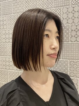 ピークアブー アヴェダ アトレ恵比寿(PEEK-A-BOO AVEDA) ワンレングス切っぱなしボブ