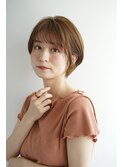 くびれショート/マロンベージュ