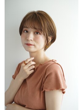 ルフュージュ バイ プロデュース 相模大野店(Refuge by Produce) くびれショート/マロンベージュ