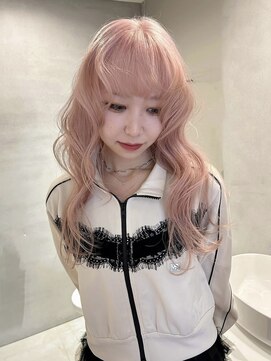 ペレ アネックス 大阪梅田茶屋町店(PELE ANNEX) くびれヘア/アプリコットオレンジ/夏のヘアアレンジ/梅田