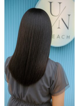 アン ブリーチ(UN BLEACH) 縮毛矯正+カラー＆髪質改善Tr【三宅】