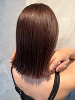 ミロア 薬院(miroa)&nbsp;外ハネボブ レイヤーカット　顔周りカット 艶髪 髪質改善