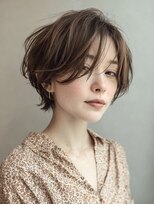 ハーツ(Heart's)&nbsp;ショート×白髪ぼかしカラー