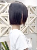 ミディアムヘア/暗めカラー/グランマッシュ/名駅y11