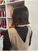 外ハネボブ / オリーブブラウン