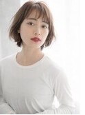 小顔魅せショートボブ