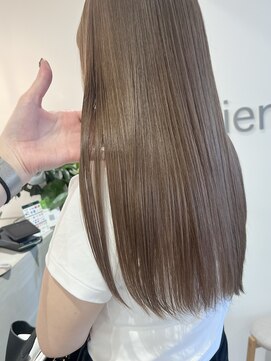 リアン(Lien) ブリーチダブルカラーミルクティーベージュ/グレージュ/艶カラー